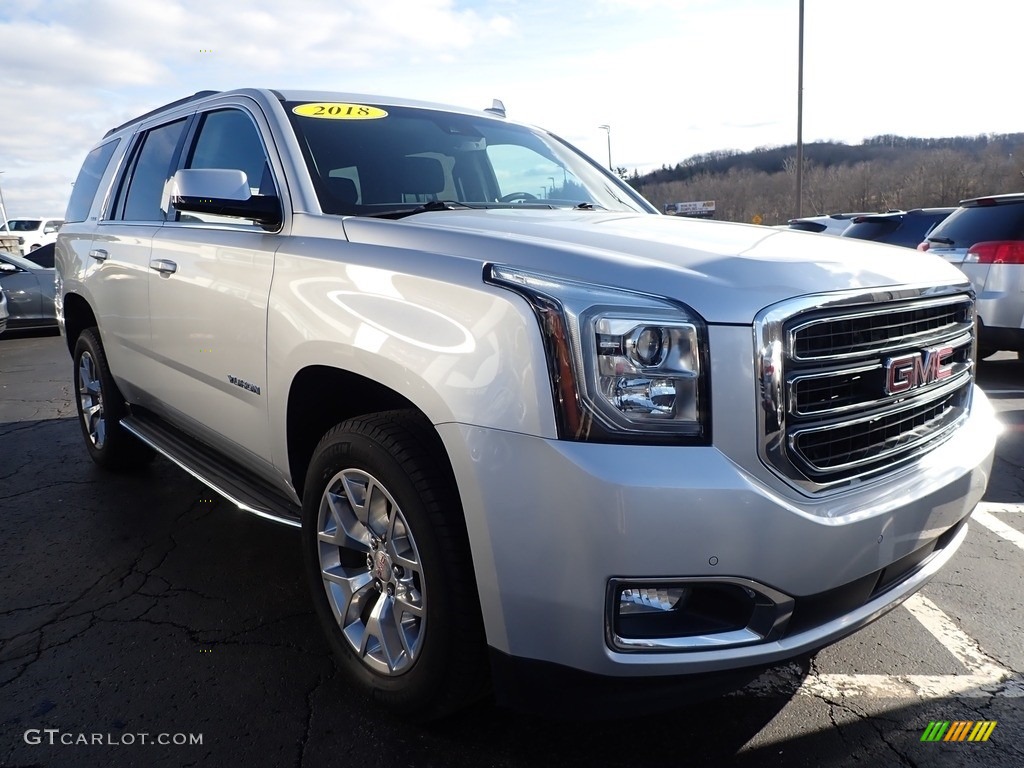 2018 Yukon SLE 4WD - Quicksilver Metallic / Jet Black photo #4