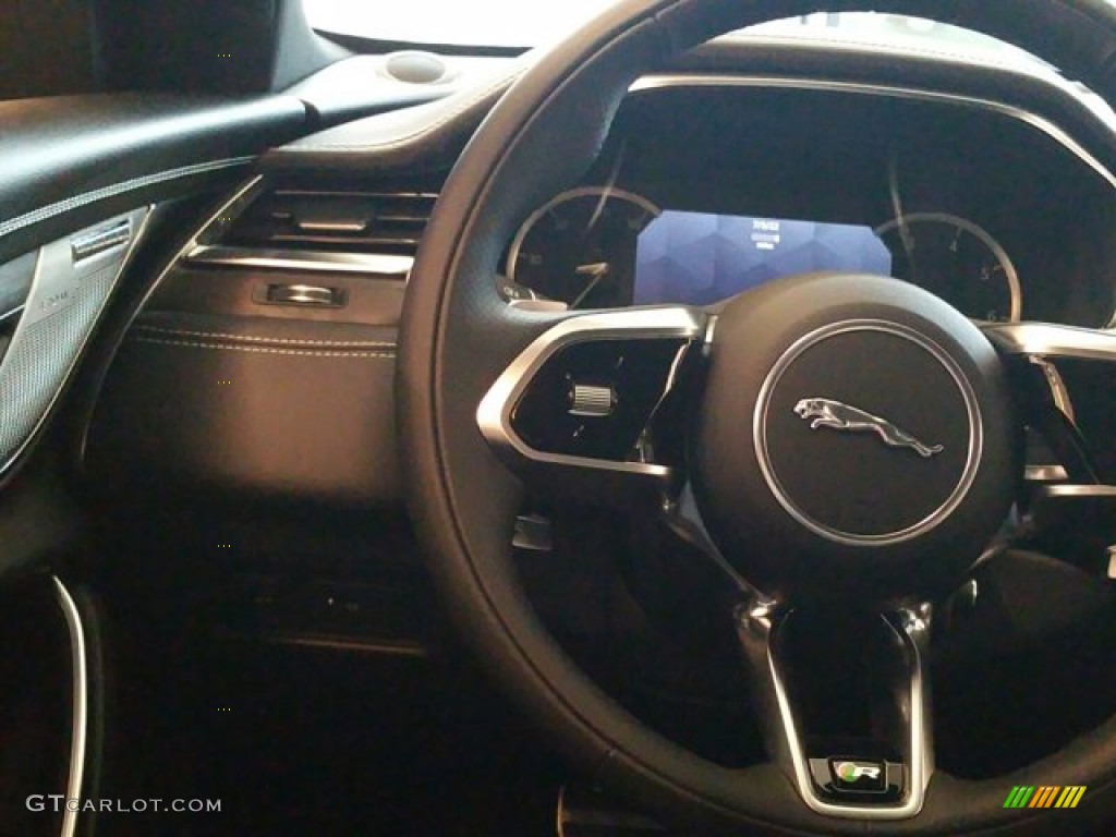 2022 Jaguar XF R-Dynamic SE AWD Ebony/Ebony Steering Wheel Photo #143870592
