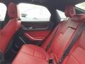 2022 Jaguar XF Mars Red/Ebony Interior Rear Seat Photo