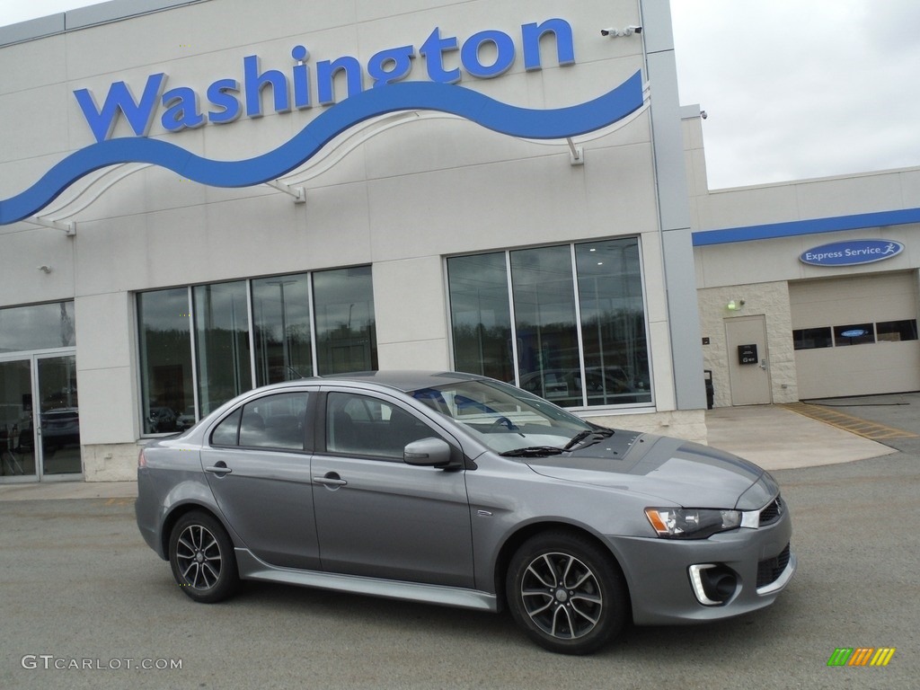 Mercury Gray Pearl 2017 Mitsubishi Lancer LE Exterior Photo #143871060