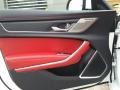 2022 Jaguar XF Mars Red/Ebony Interior Door Panel Photo