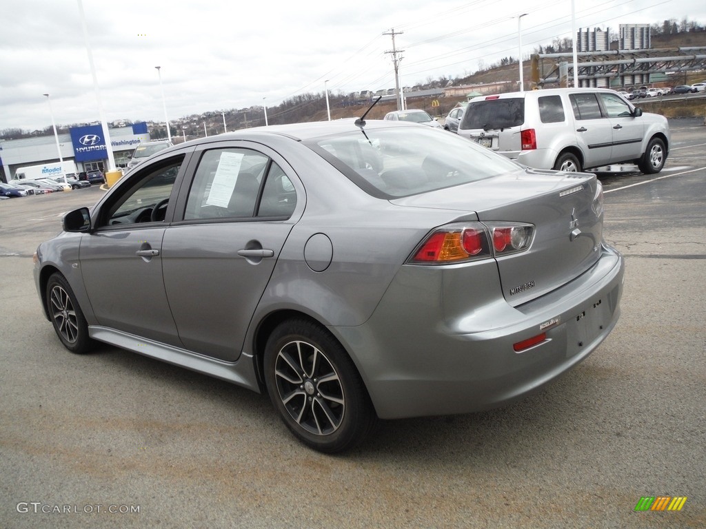 2017 Lancer LE - Mercury Gray Pearl / Black photo #6