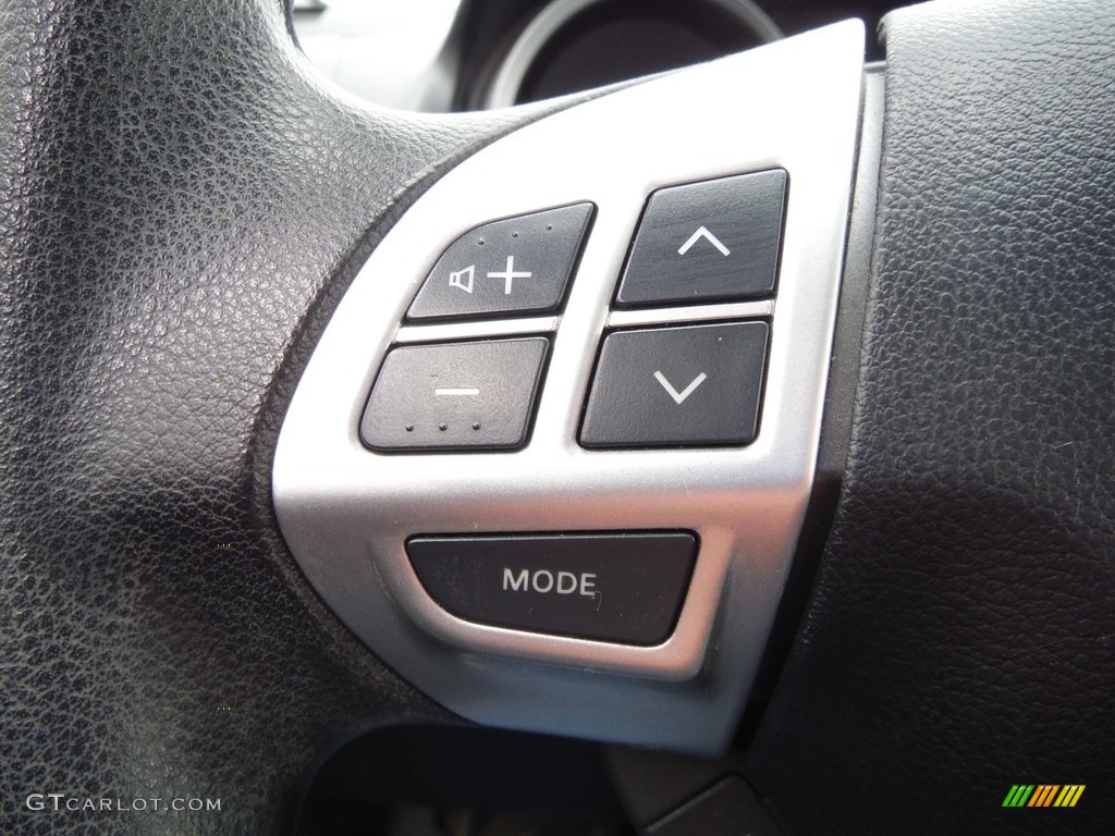 2017 Mitsubishi Lancer LE Black Steering Wheel Photo #143871345