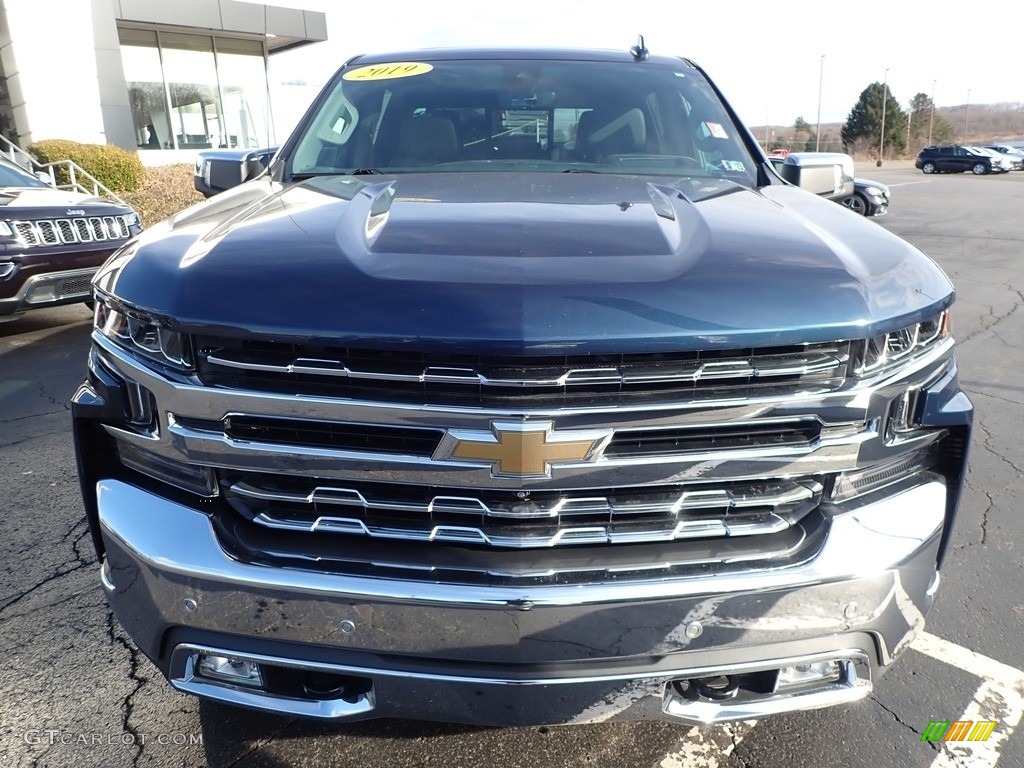 2019 Silverado 1500 LTZ Crew Cab 4WD - Northsky Blue Metallic / Jet Black photo #3