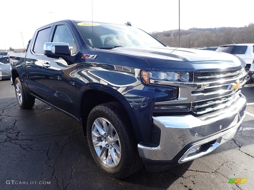 2019 Silverado 1500 LTZ Crew Cab 4WD - Northsky Blue Metallic / Jet Black photo #4