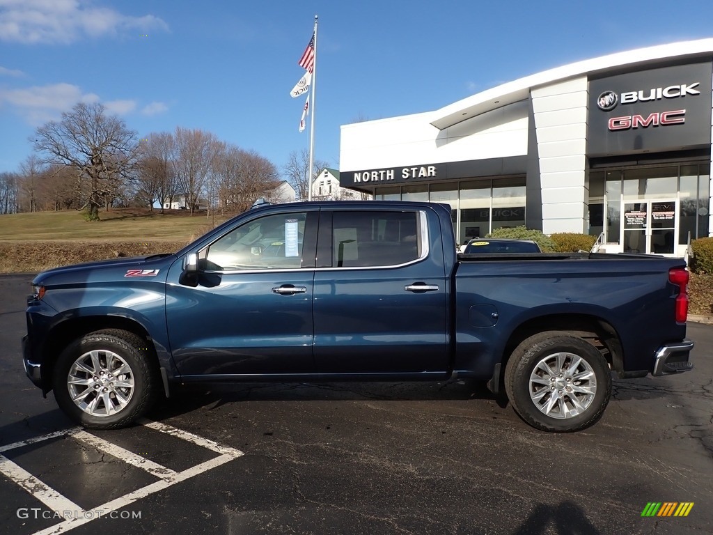 2019 Silverado 1500 LTZ Crew Cab 4WD - Northsky Blue Metallic / Jet Black photo #11