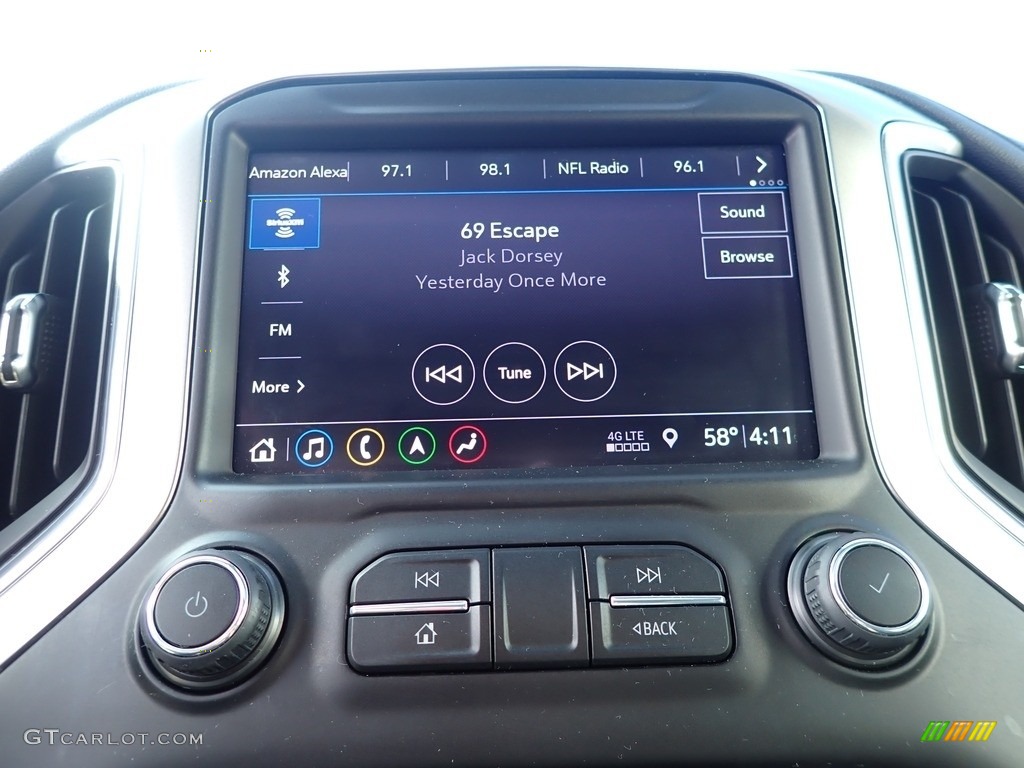 2019 Silverado 1500 LTZ Crew Cab 4WD - Northsky Blue Metallic / Jet Black photo #23