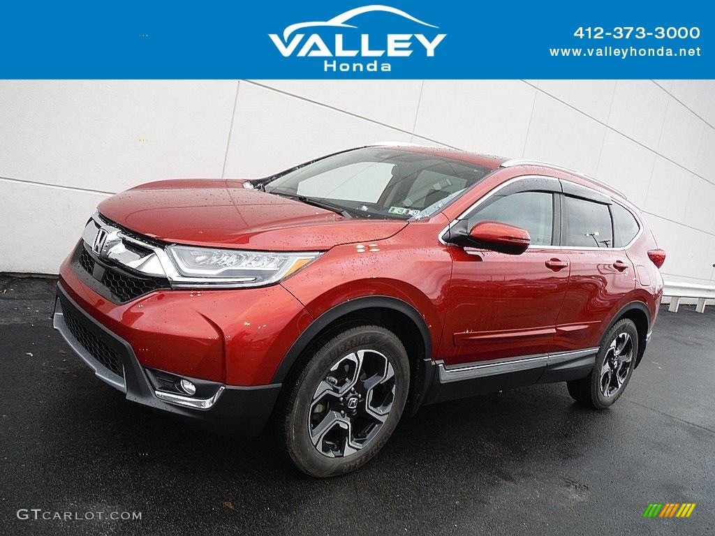 2018 CR-V Touring AWD - Molten Lava Pearl / Ivory photo #1
