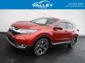 2018 Molten Lava Pearl Honda CR-V Touring AWD  photo #1