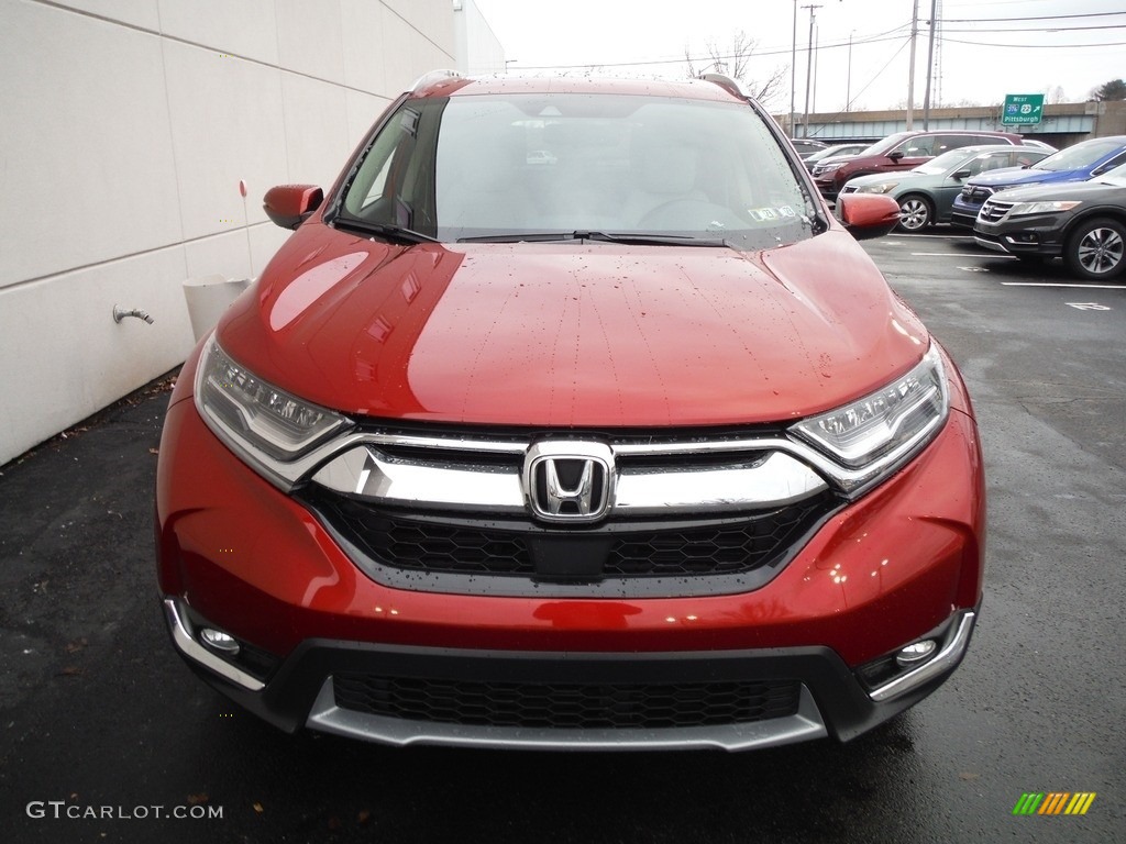 2018 CR-V Touring AWD - Molten Lava Pearl / Ivory photo #5