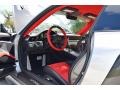 Black/Red Alcantara Front Seat Photo for 2019 Porsche 911 #143875265
