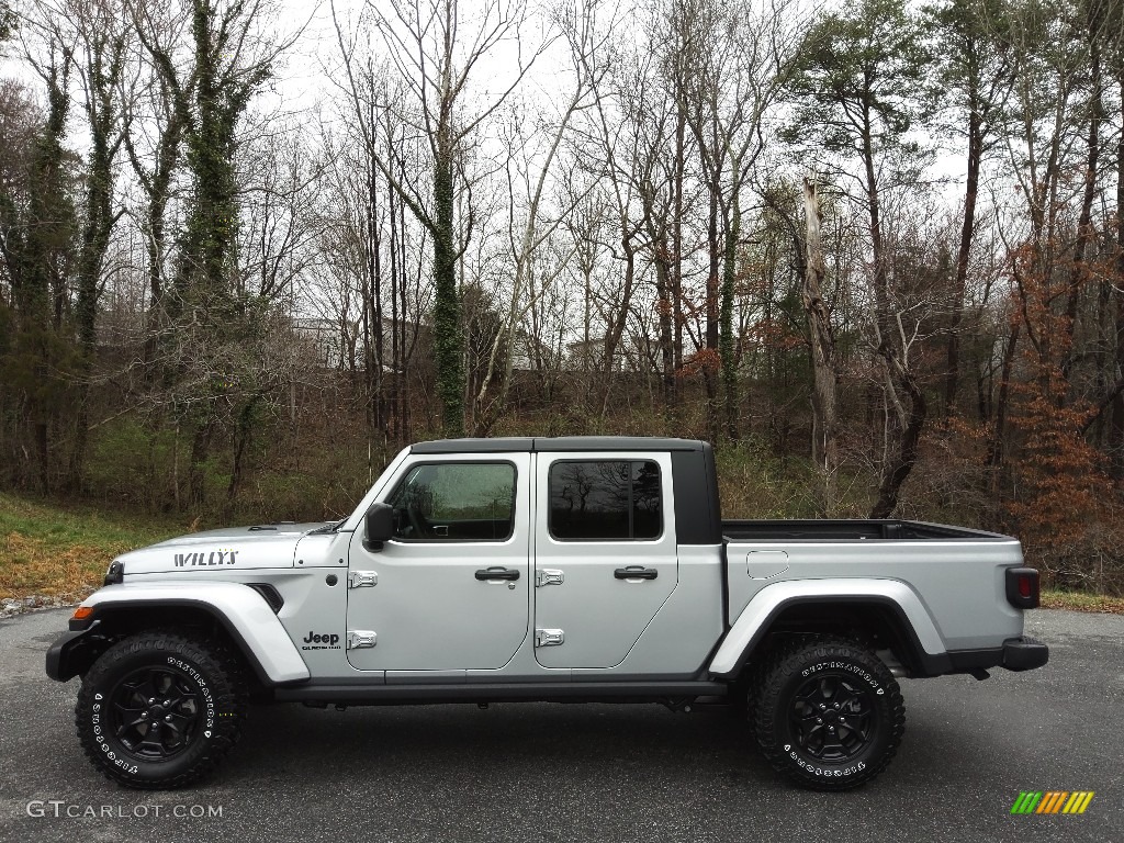 2022 Gladiator Willys 4x4 - Silver Zynith / Black photo #1