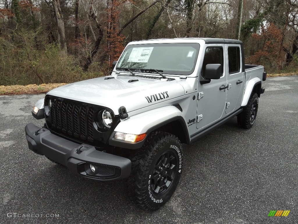 2022 Gladiator Willys 4x4 - Silver Zynith / Black photo #2
