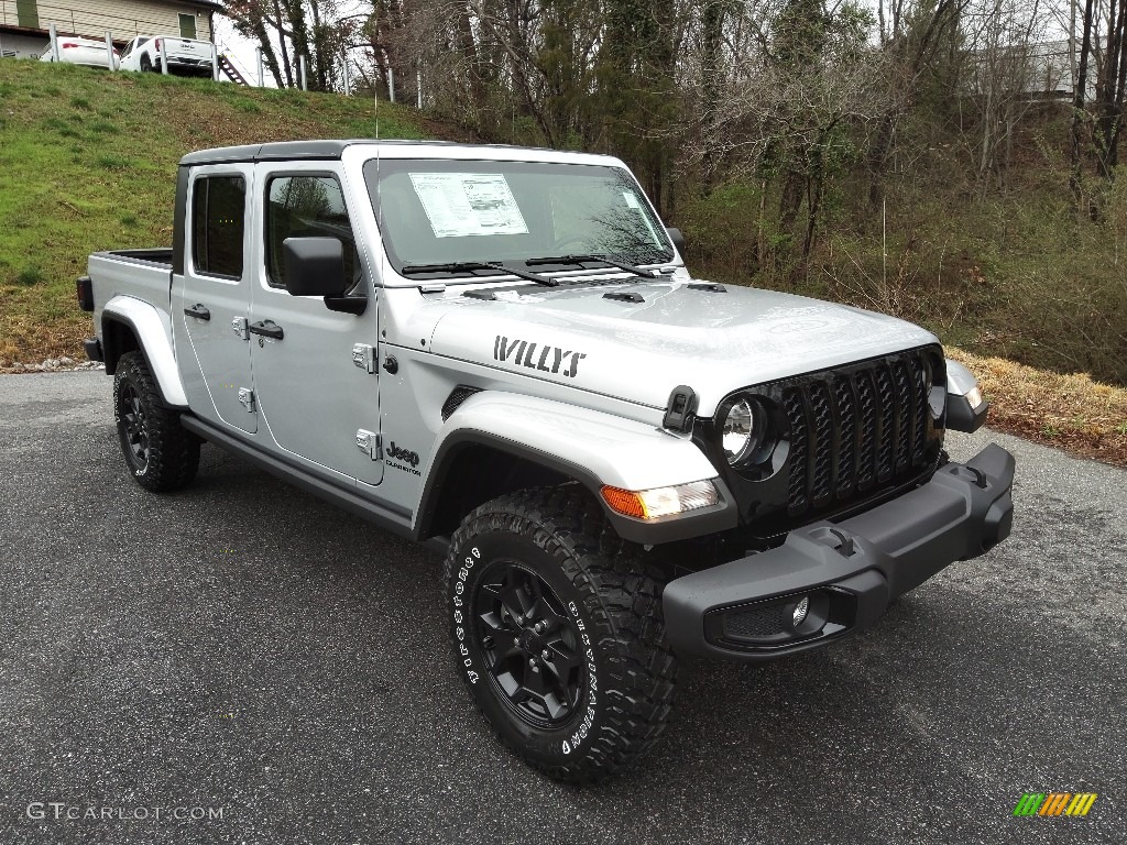2022 Gladiator Willys 4x4 - Silver Zynith / Black photo #4