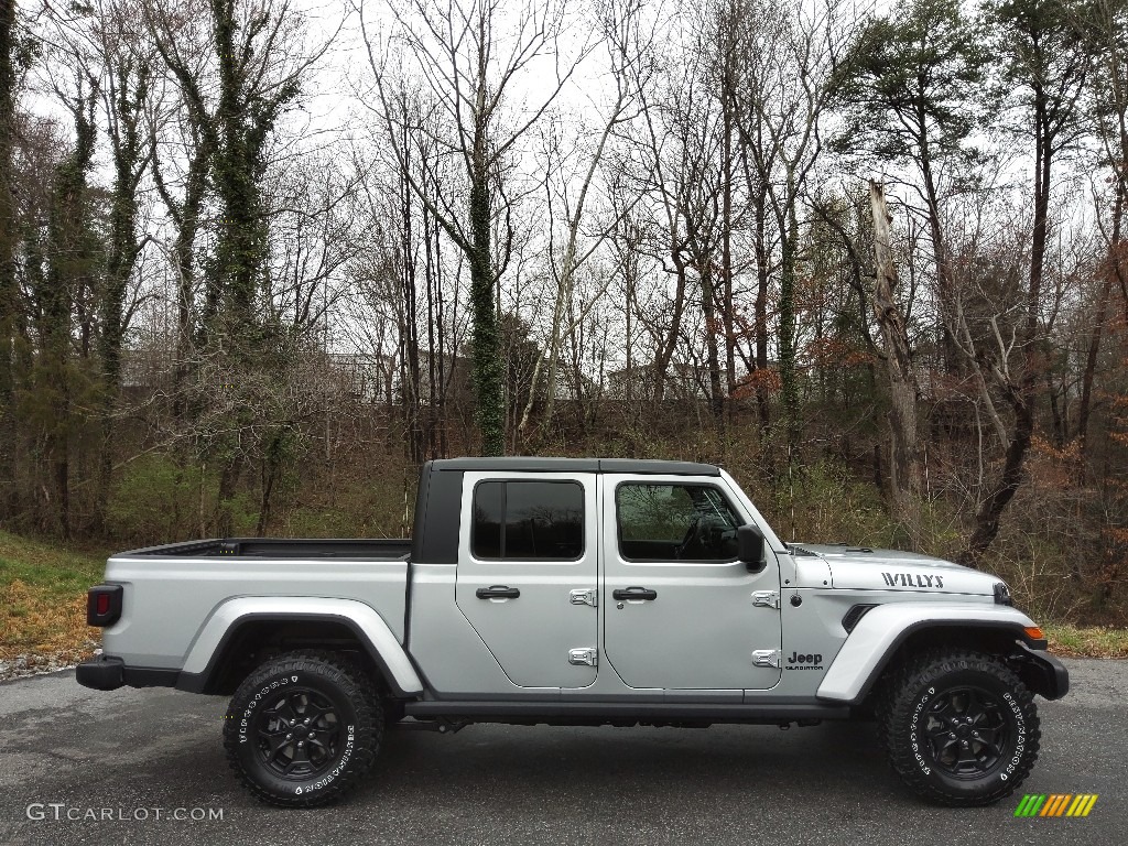 2022 Gladiator Willys 4x4 - Silver Zynith / Black photo #5
