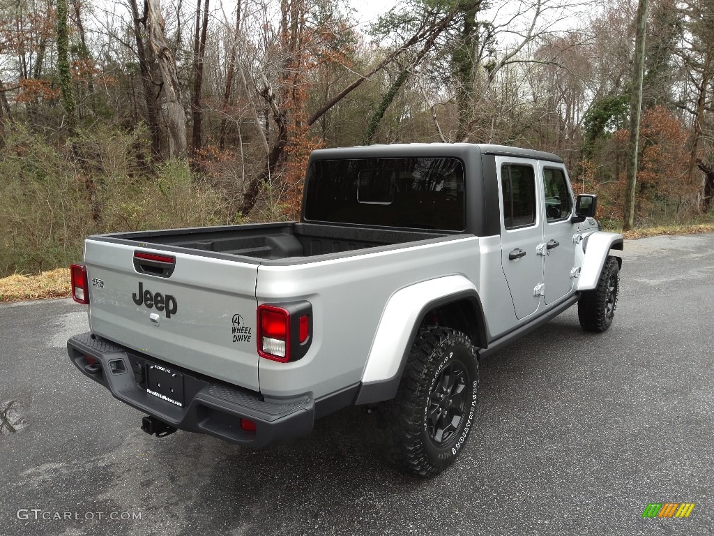 2022 Gladiator Willys 4x4 - Silver Zynith / Black photo #6