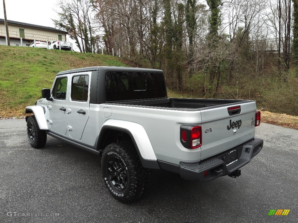 2022 Gladiator Willys 4x4 - Silver Zynith / Black photo #9