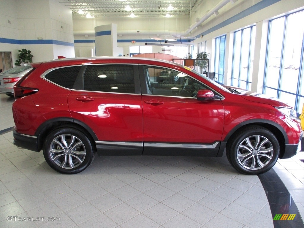 2020 CR-V Touring AWD - Radiant Red Metallic / Gray photo #4