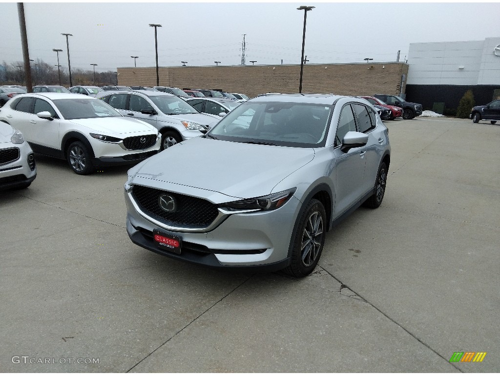 2017 CX-5 Grand Touring AWD - Sonic Silver Metallic / Black photo #1