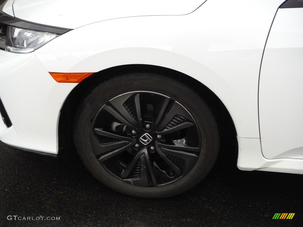 2019 Civic EX Hatchback - Taffeta White / Black photo #4