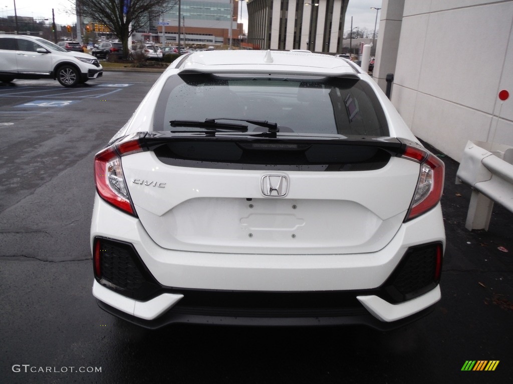 2019 Civic EX Hatchback - Taffeta White / Black photo #8