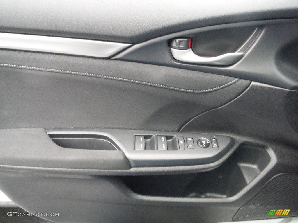 2019 Civic EX Hatchback - Taffeta White / Black photo #13