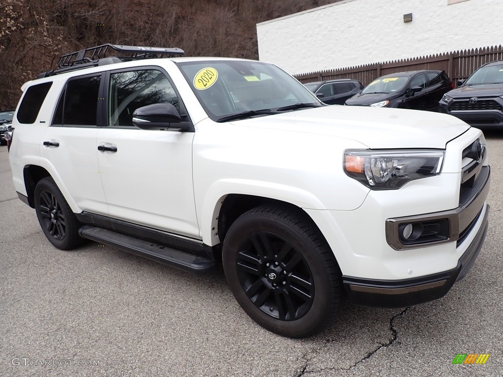 2020 4Runner Nightshade Edition 4x4 - Blizzard White Pearl / Black photo #8