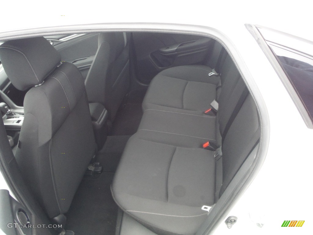 2019 Civic EX Hatchback - Taffeta White / Black photo #26