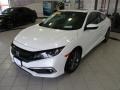 2019 Platinum White Pearl Honda Civic EX Coupe  photo #47