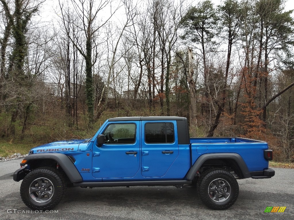 Hydro Blue Pearl 2022 Jeep Gladiator Rubicon 4x4 Exterior Photo #143878289