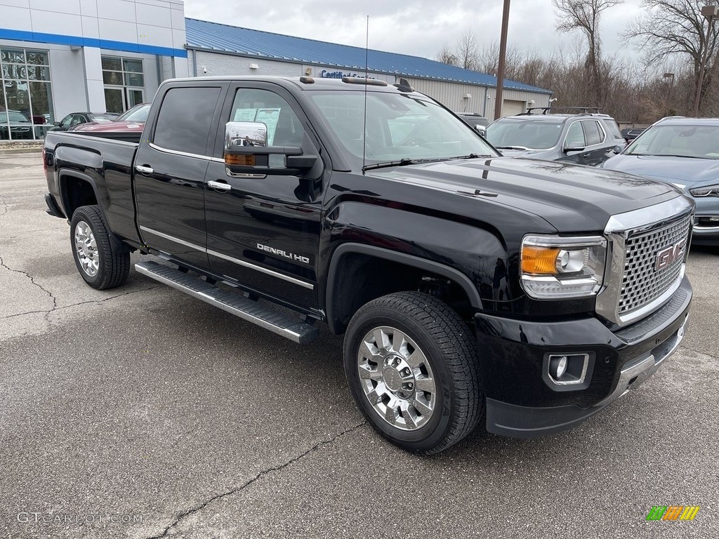 2017 Sierra 2500HD Denali Crew Cab 4x4 - Onyx Black / Jet Black photo #6