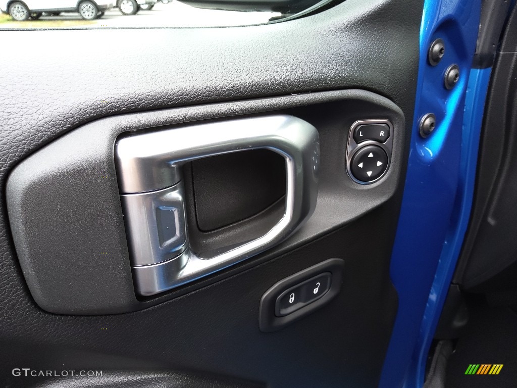 2022 Gladiator Rubicon 4x4 - Hydro Blue Pearl / Black photo #12