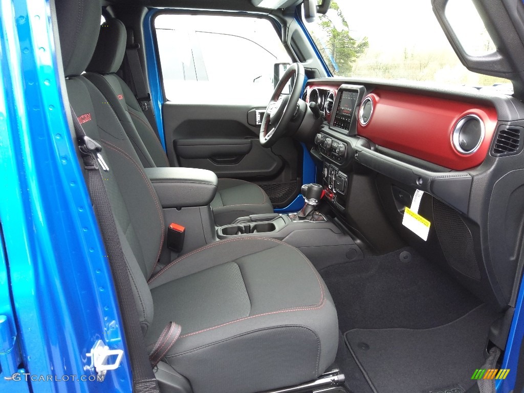 2022 Gladiator Rubicon 4x4 - Hydro Blue Pearl / Black photo #17