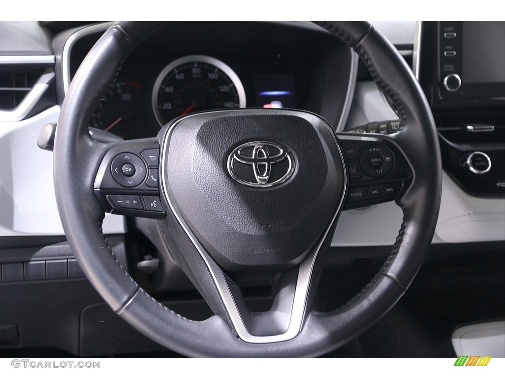 2019 Corolla Hatchback SE - Blue Flame / Black photo #7