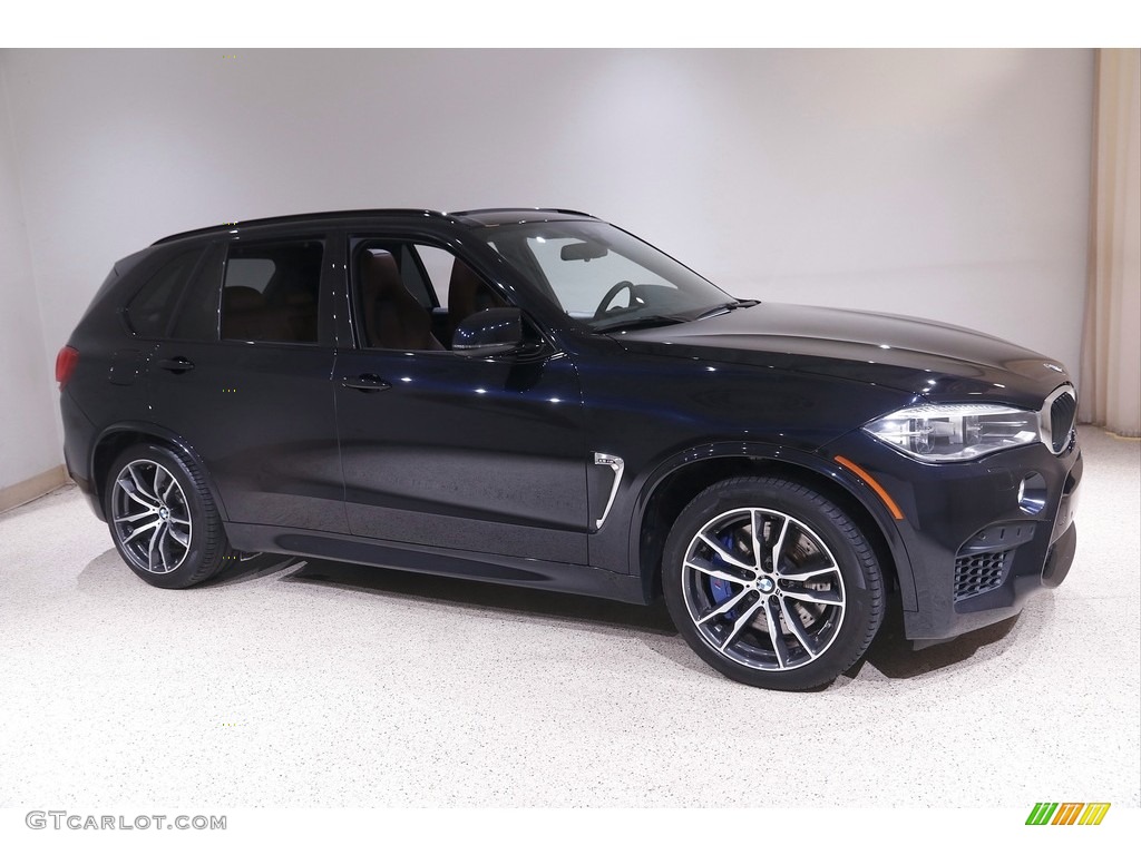 2017 X5 M xDrive - Azurite Black Metallic / BMW Individual Criollo Brown photo #1