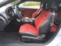 Ruby Red/Black Front Seat Photo for 2022 Dodge Challenger #143881073