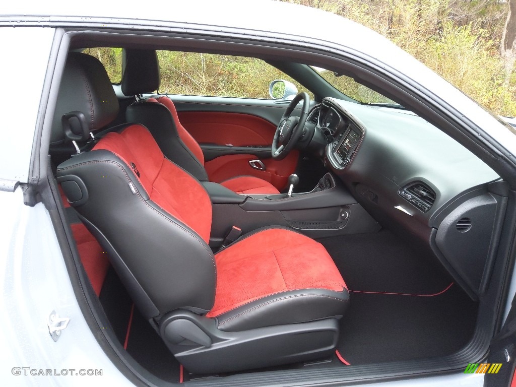 Ruby Red/Black Interior 2022 Dodge Challenger R/T Scat Pack Shaker Photo #143881106