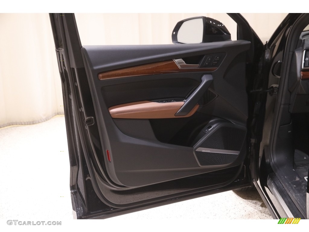 2021 Audi Q5 Premium Plus quattro Okapi Brown Door Panel Photo #143881482