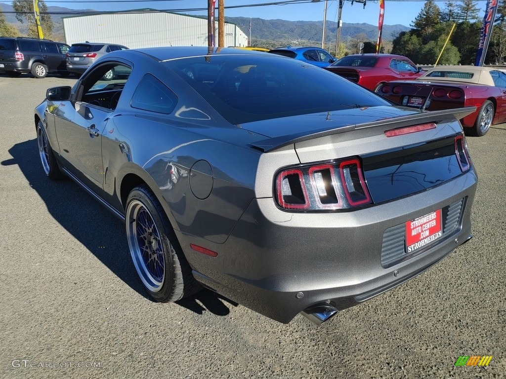 2013 Mustang V6 Premium Coupe - Sterling Gray Metallic / Charcoal Black photo #9