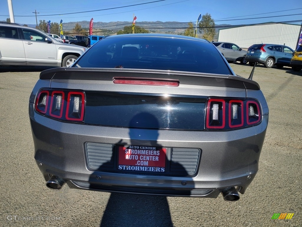 2013 Mustang V6 Premium Coupe - Sterling Gray Metallic / Charcoal Black photo #10