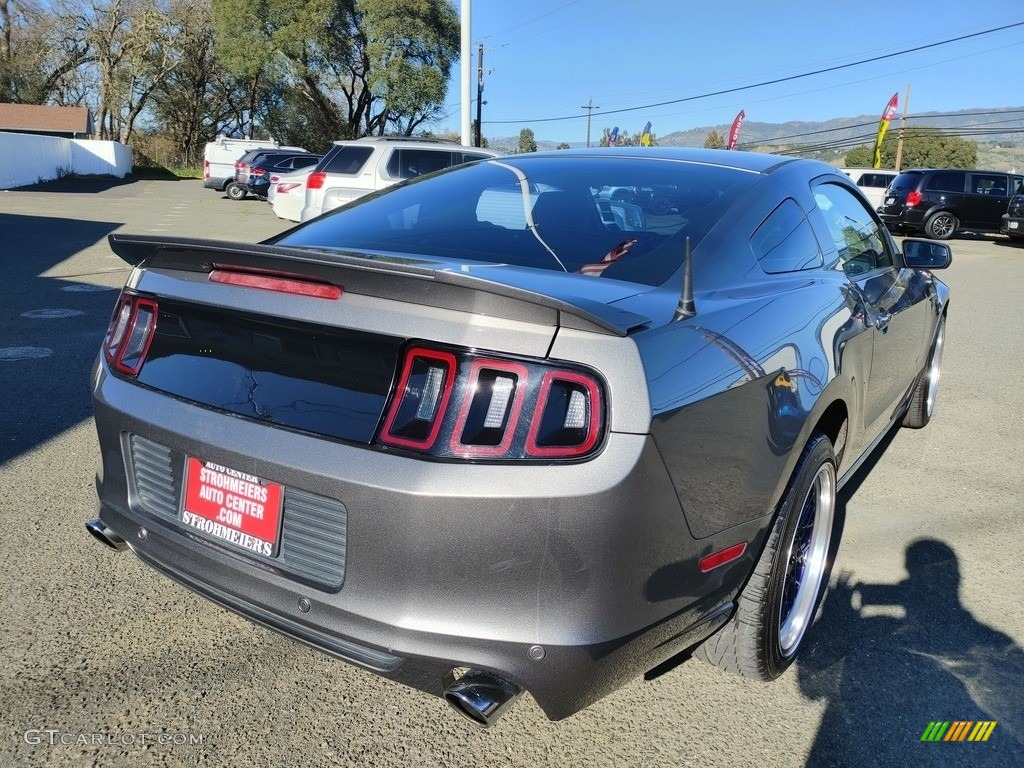 2013 Mustang V6 Premium Coupe - Sterling Gray Metallic / Charcoal Black photo #11