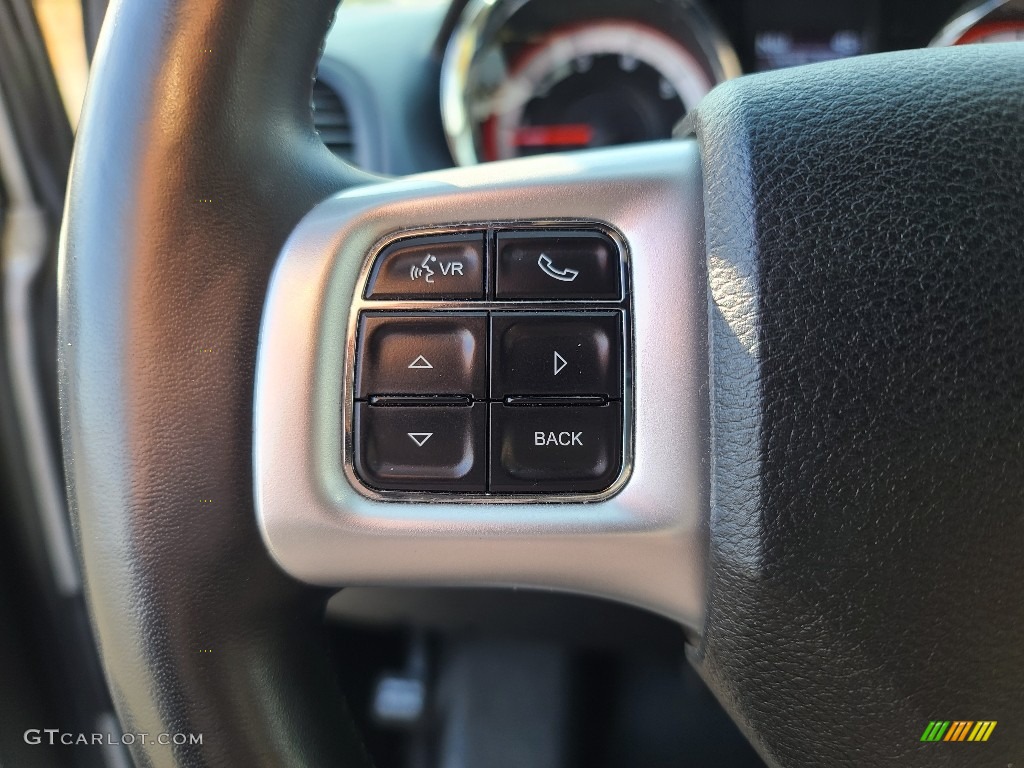 2018 Dodge Grand Caravan GT Black Steering Wheel Photo #143881949