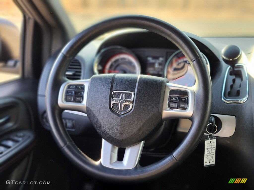 2018 Dodge Grand Caravan GT Black Steering Wheel Photo #143882058