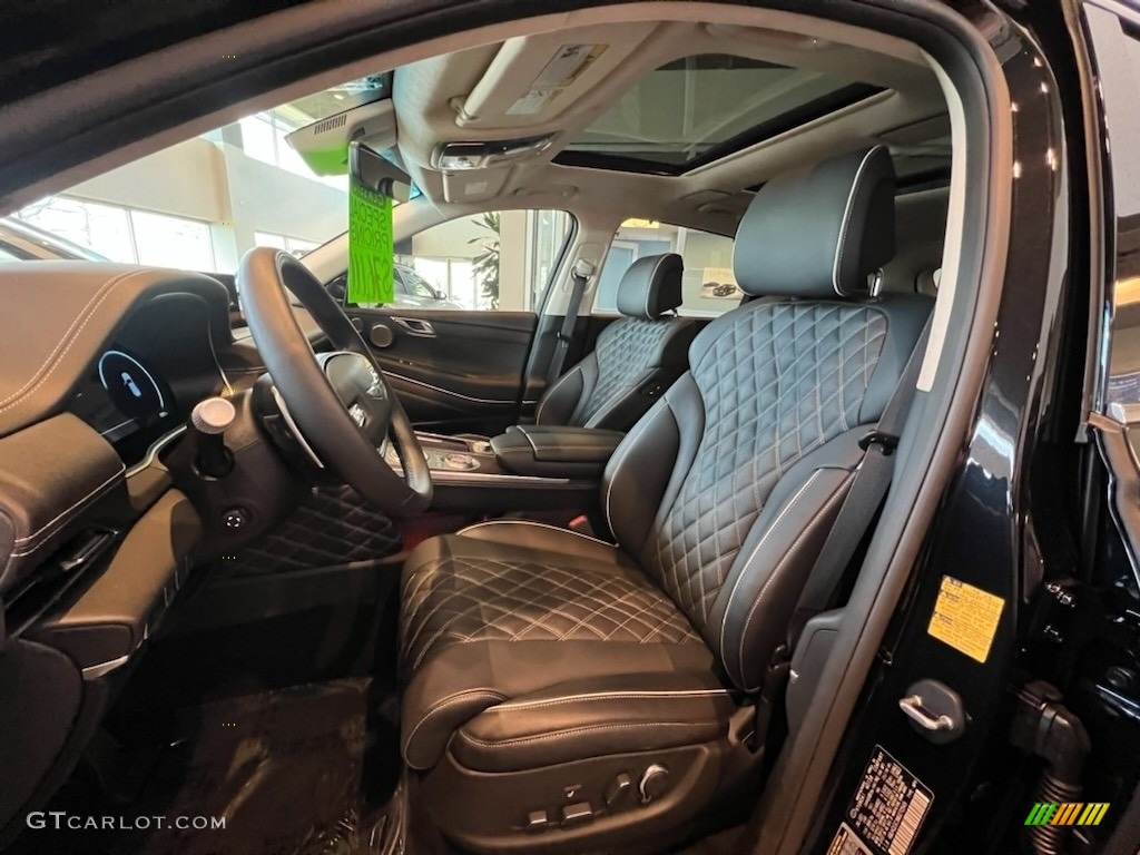 Black Interior 2021 Genesis GV80 3.5T AWD Photo #143882877