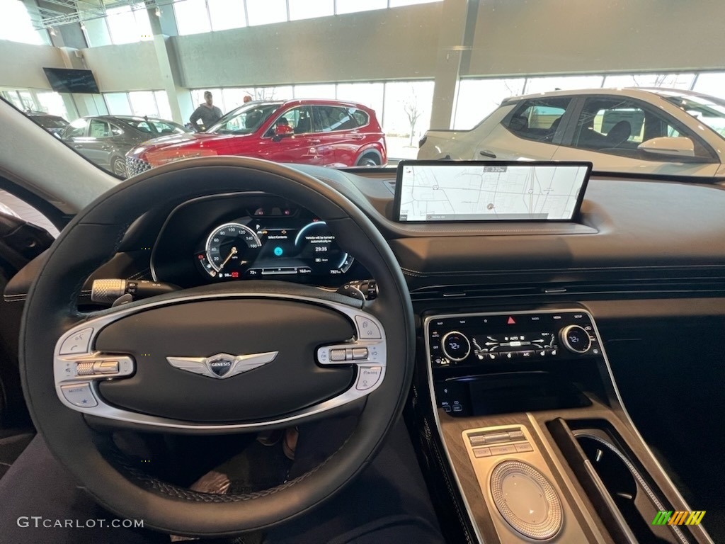 2021 Genesis GV80 3.5T AWD Black Dashboard Photo #143882925