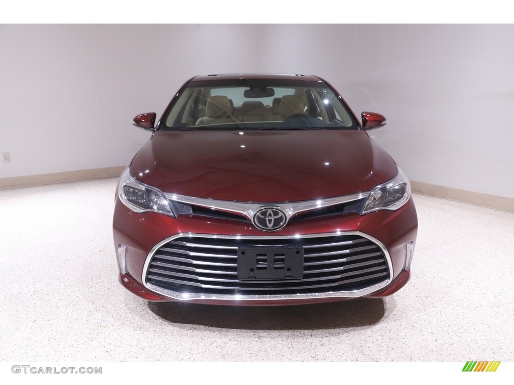 2018 Avalon XLE - Ooh La La Rouge Mica / Almond photo #2