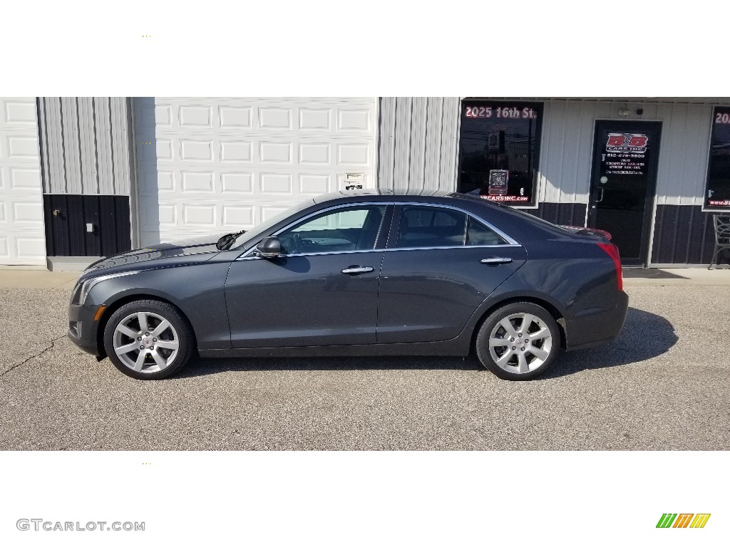 2014 ATS 2.0L Turbo AWD - Phantom Gray Metallic / Jet Black/Jet Black photo #1