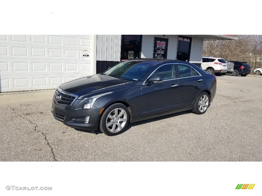 2014 ATS 2.0L Turbo AWD - Phantom Gray Metallic / Jet Black/Jet Black photo #2