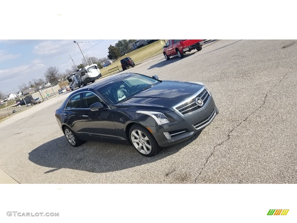 2014 ATS 2.0L Turbo AWD - Phantom Gray Metallic / Jet Black/Jet Black photo #4