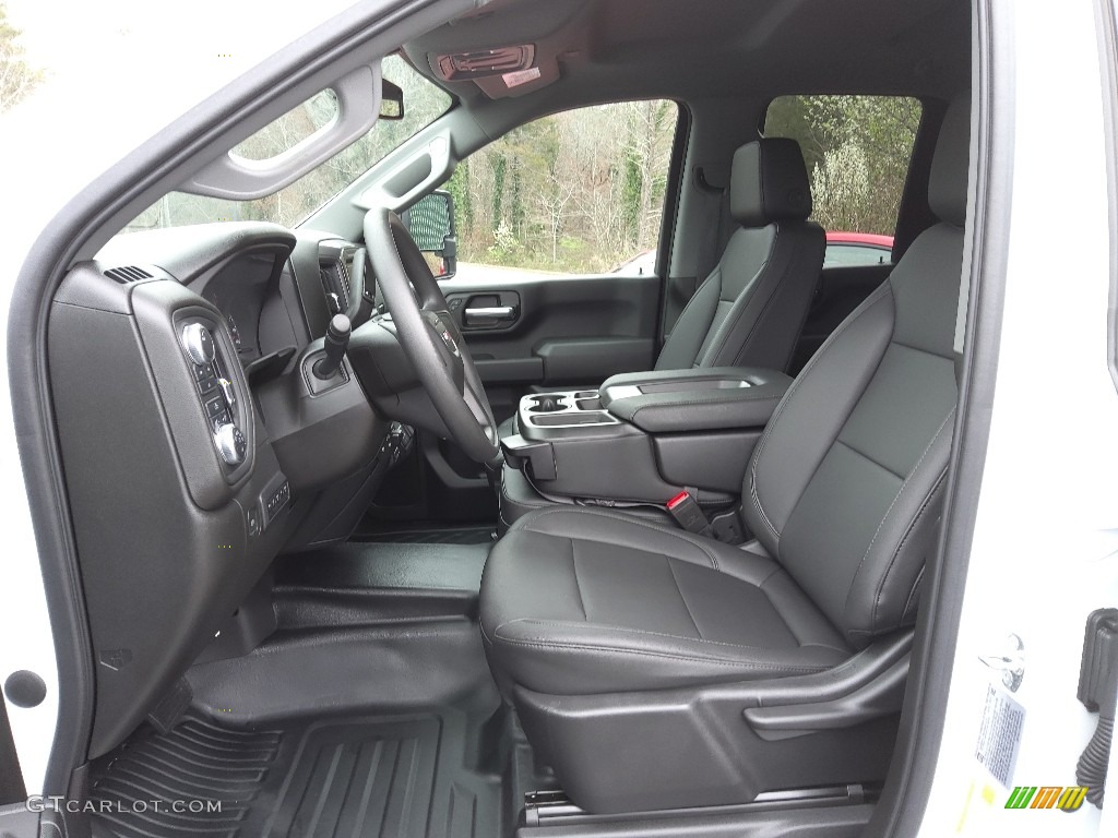 Jet Black Interior 2021 GMC Sierra 2500HD Double Cab 4WD Photo #143883771